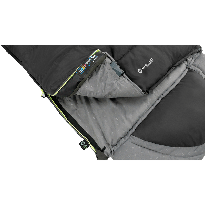 Contour Sleeping Bag (RH) - Midnight Black
