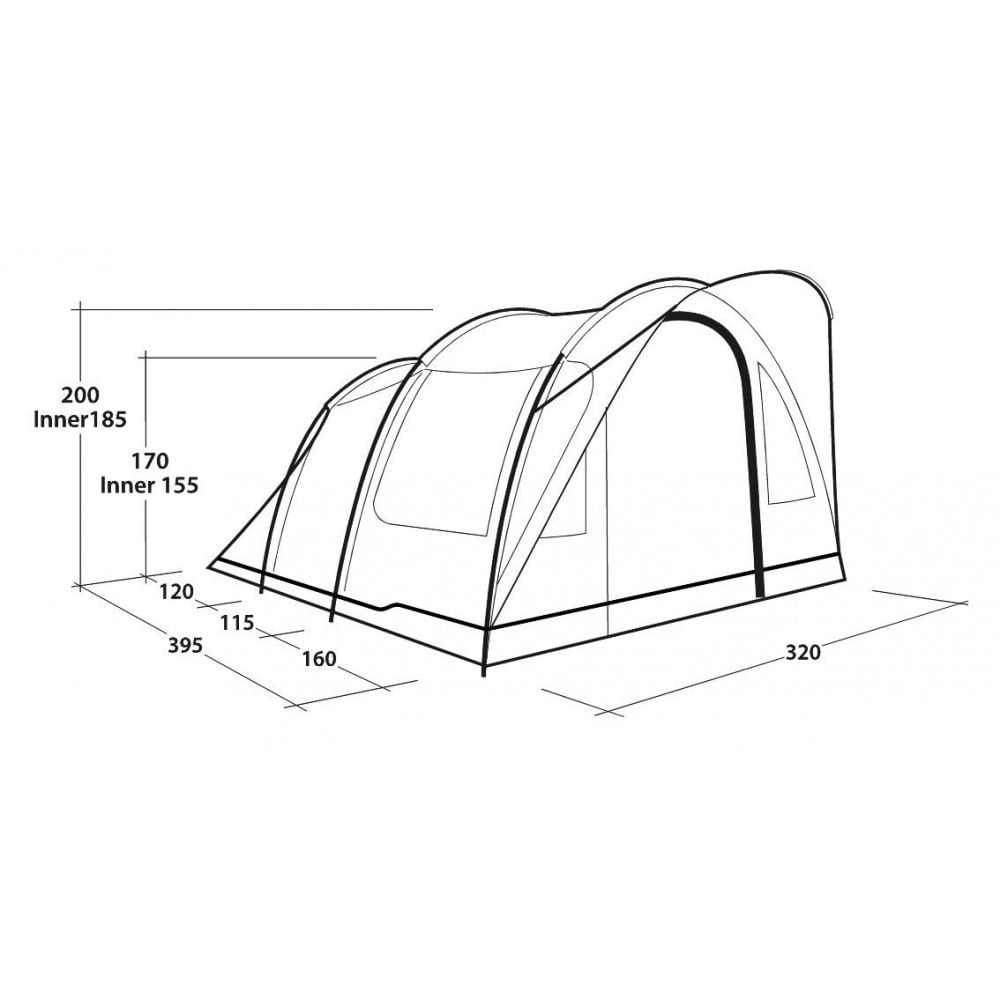 Sky 5 Person Tunnel Tent