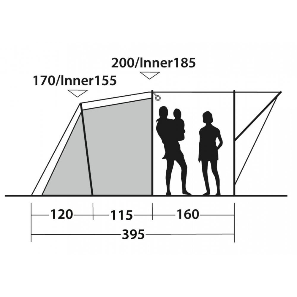 Sky 5 Person Tunnel Tent
