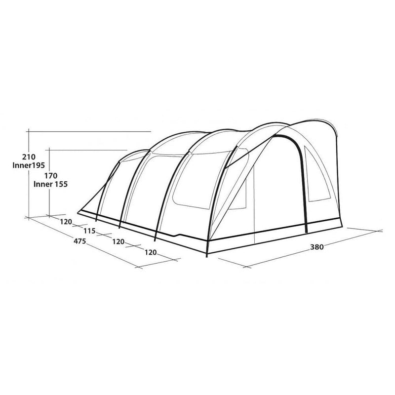 Sky 6 Person Tunnel Tent
