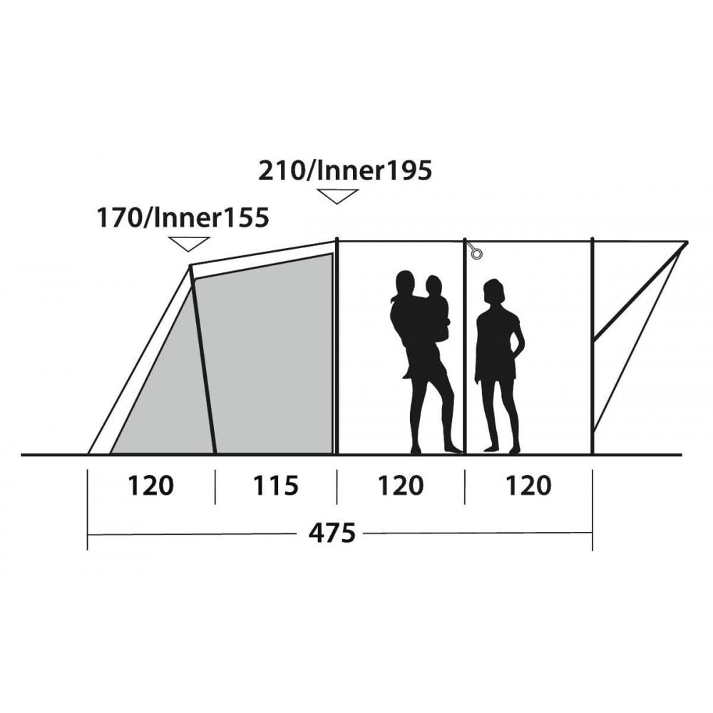Sky 6 Person Tunnel Tent