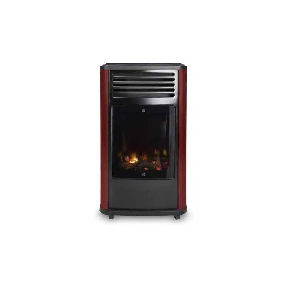 Manhattan Living Flame Stove - Burgundy