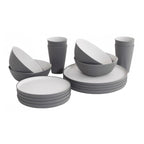 Gala 4 Person Dinner Set Grey Mist