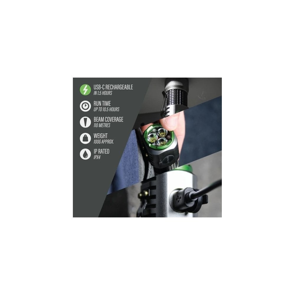 Rechargeable LED Nano Hand Torch 1000L