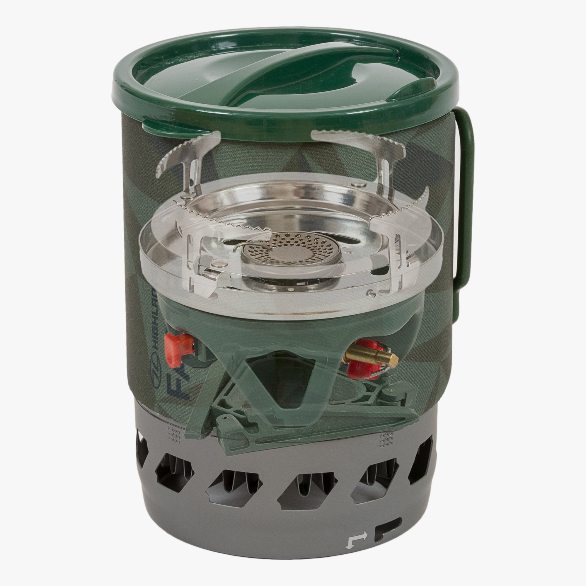 Blade Fastboil 3 Camping Gas Stove, 1.1L - Olive Green