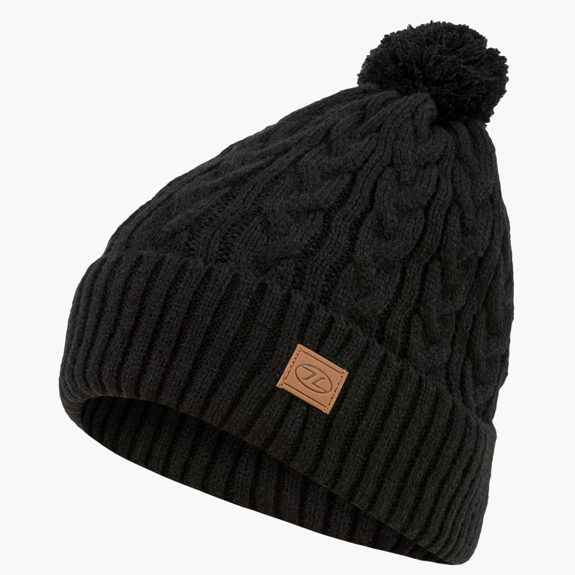 Beira Lined Bobble Hat - Charcoal