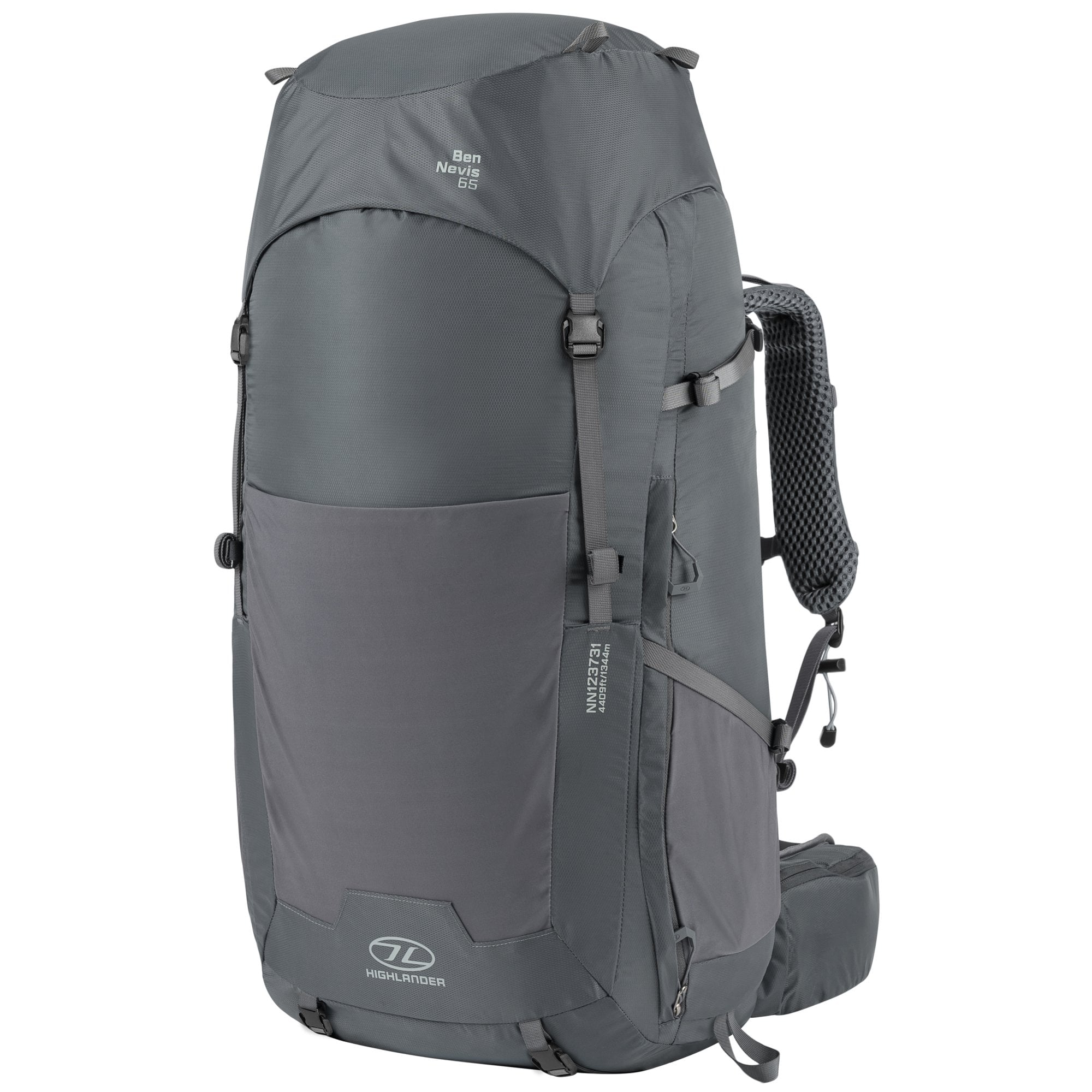 Ben Nevis Men's Rucksack 65L - Grey