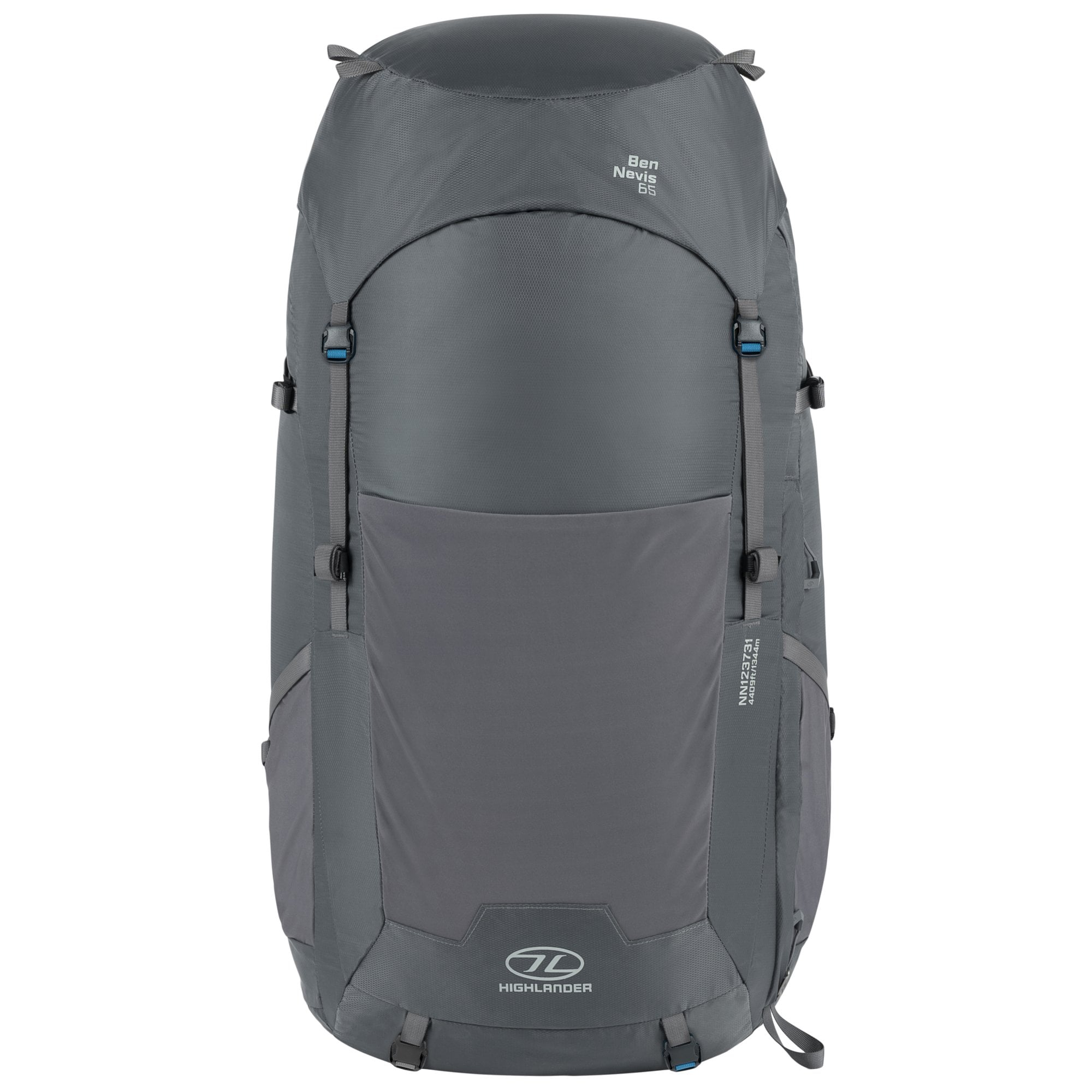 Ben Nevis Men's Rucksack 65L - Grey