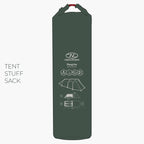 Respite 2 Person Extended Tunnel Tent - Pine Green