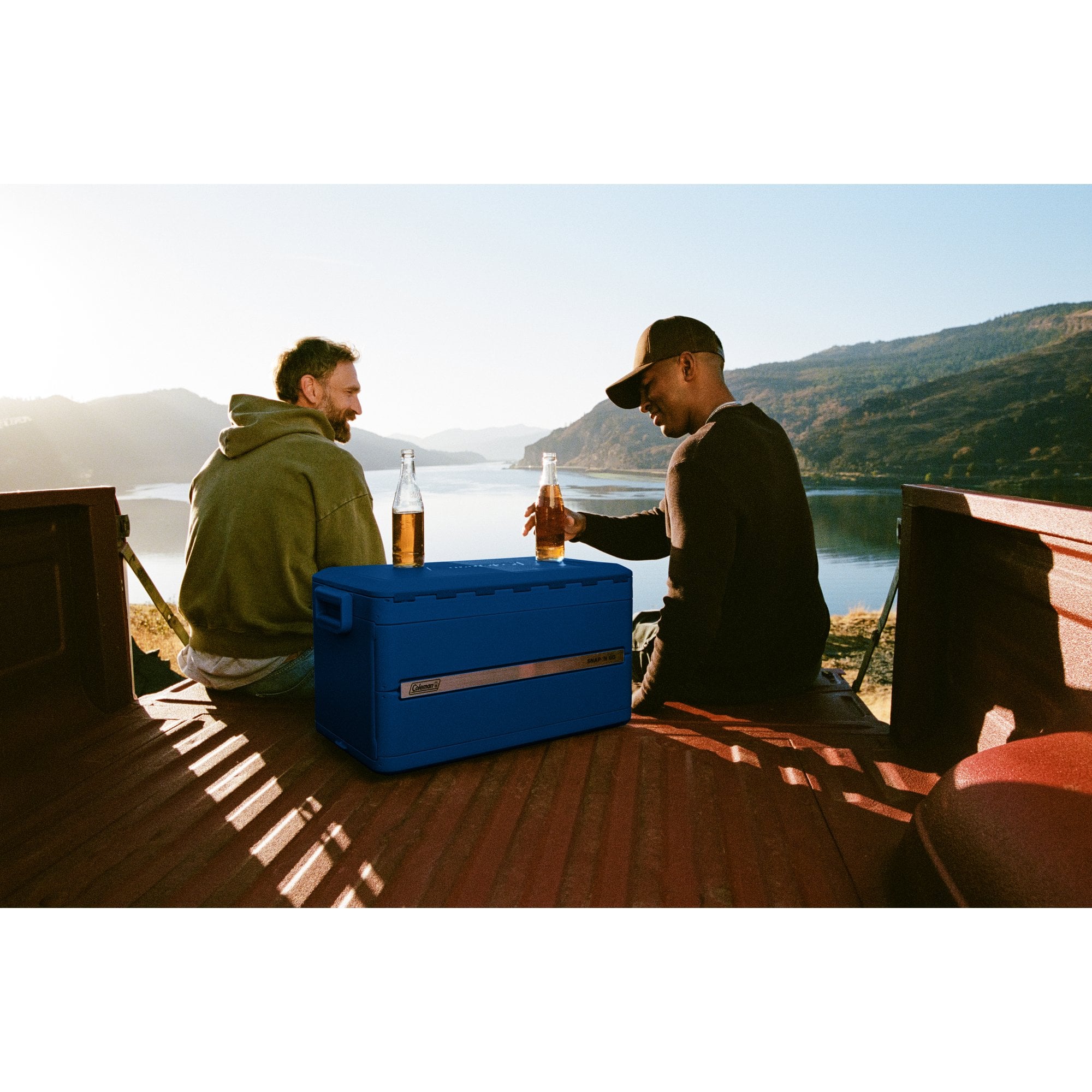 Snap ‘N Go Blue Sapphire 55QT Collapsible Cooler