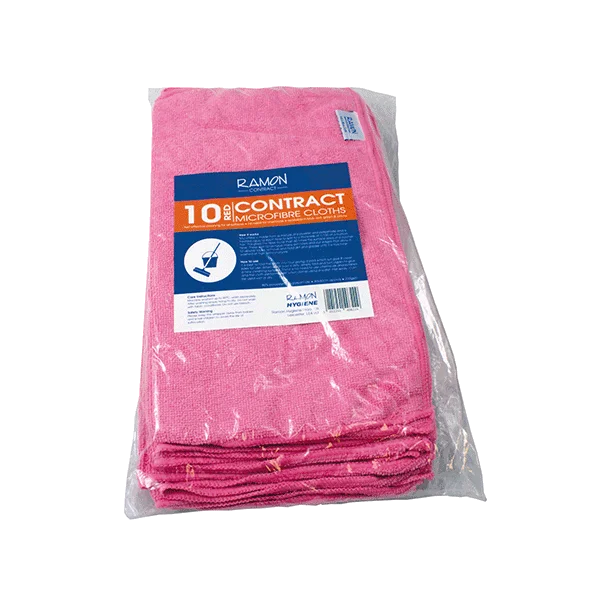 Contract General Purpose Microfibre Cloths Per/10