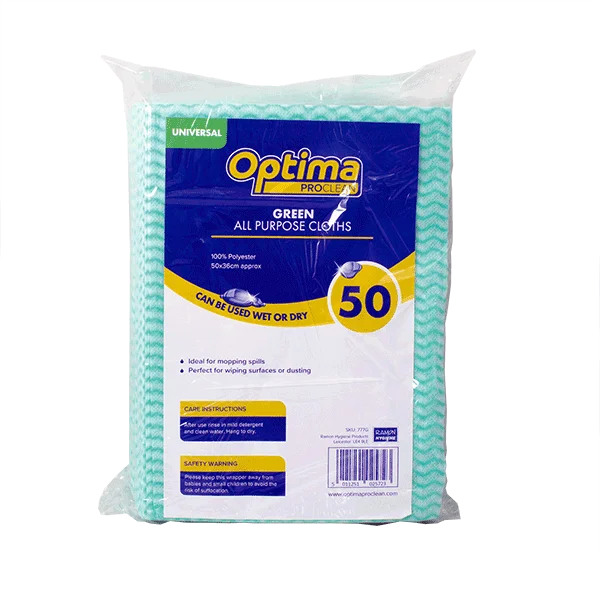 Optima Proclean Spunlace All Purpose Cloths Per/50
