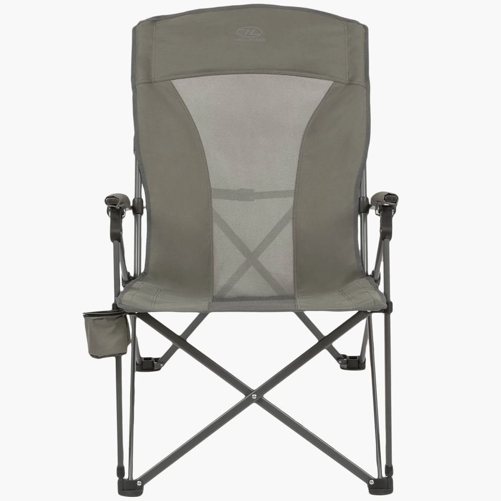 Balvenie Recliner Camping Chair - Charcoal