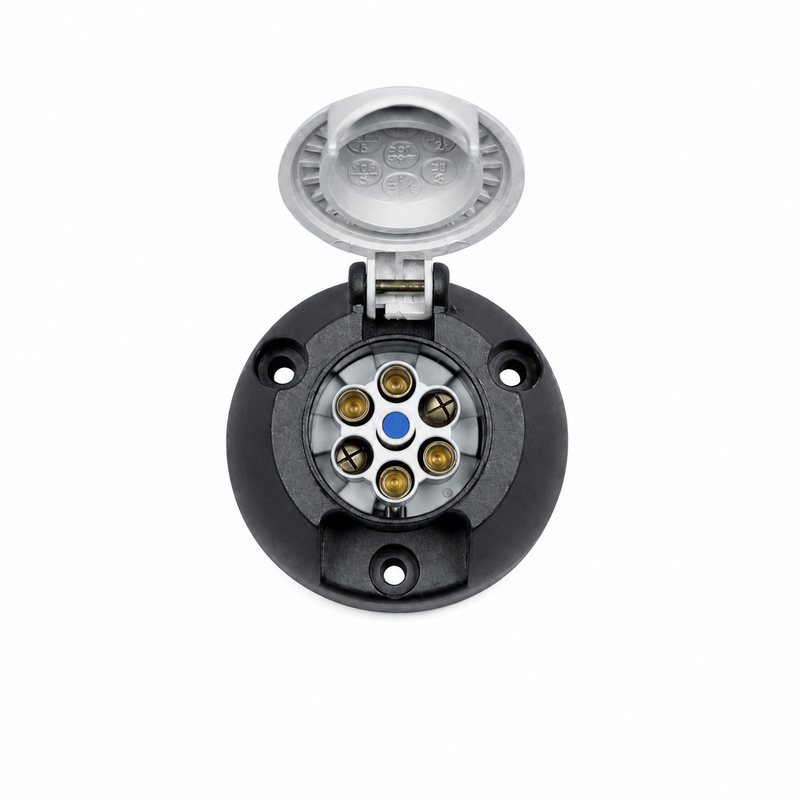 7 Pin S Type Caravan Towing Socket