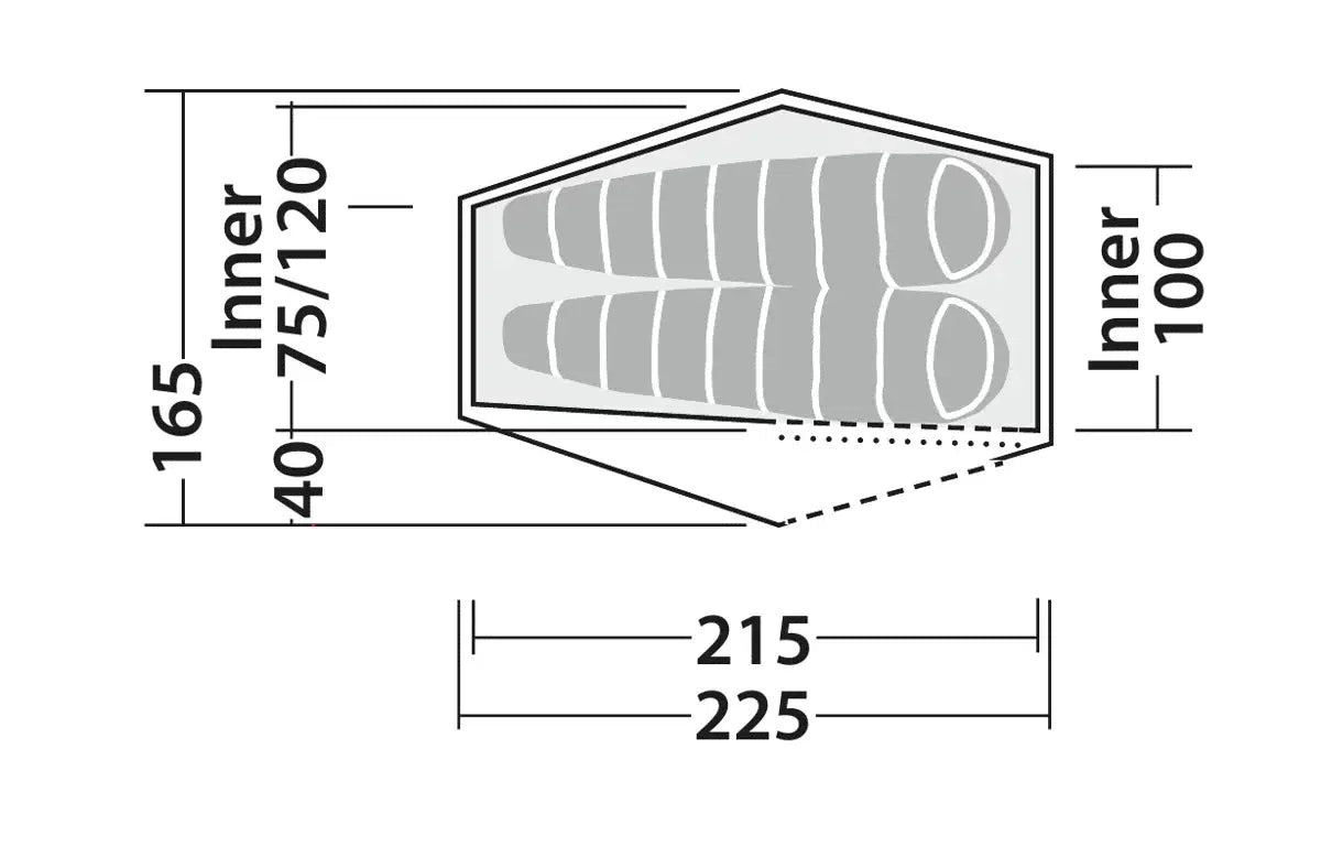 Chaser 2 LW 2 Person Tent
