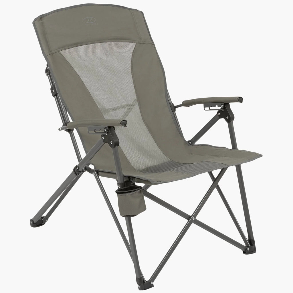 Balvenie Recliner Camping Chair - Charcoal